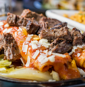 Featured entree - Top Shelf Fajita Enchiladas